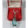 Image 1 : 26CT FLAWLESS AQUAMARINE 925 SOLID STERLING