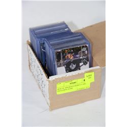 BOX OF ASSORTED SPORTS CARDS INCLUDING SOME