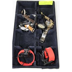 FLAT OF 11 ASSORTED WATCHES INCLUDING DISNEY,