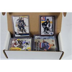 BOX OF AUTOGRAPHED HOCKEY CARD COLLECTION