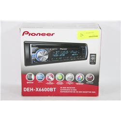 PIONEER DEH-X6600BT BLUETOOTH CAR STEREO