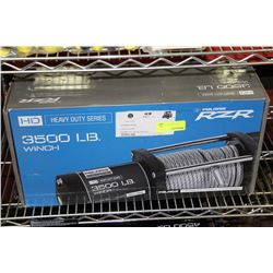 NEW POLARIS RZR 3500LBS ELECTRIC WINCH