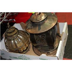 2 HANGING LANTERNS