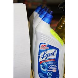 4 LYSOL TOILET BOWL CLEANERS