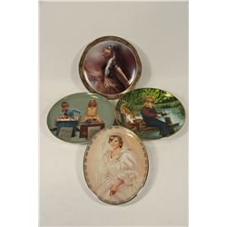 SET OF 4 MISC. COLLECTIBLE PLATES