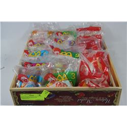 BOX OF 2004 MCDONALDS FURBYS/TYS