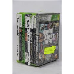 BUNDLE OF 8 XBOX 360 GAMES