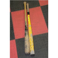 2 BASEBALL BATS