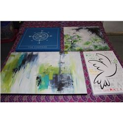 4 VARIOUS SHOWHOME CANVAS PICTURES