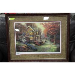 VICTORIAN AUTUMN PRINT BY THOMAS KINKADE
