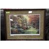 Image 1 : VICTORIAN AUTUMN PRINT BY THOMAS KINKADE