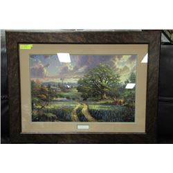 COUNTRY LIVING PRINT BY THOMAS KINKADE