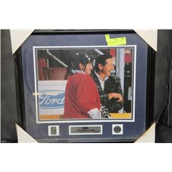 COLLECTIBLE WAYNE GRETZKY AND FATHER PHOTO