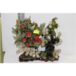 JADE GRAPES AND PEACHES