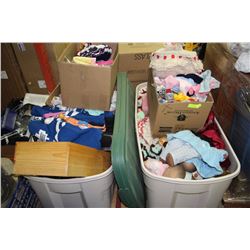 PALLET OF DOLLS/ BARBIES ETC