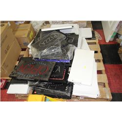 PALLET OF LED SIGNS