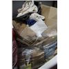 PALLET OF SHOP SUPPLIES INCLUDES DROP SHEETS ETC