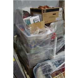 PALLET OF HOUSEHOLD MISC