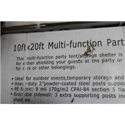 NEW 10' X 20' MULTI FUNCTION PARTY TENT