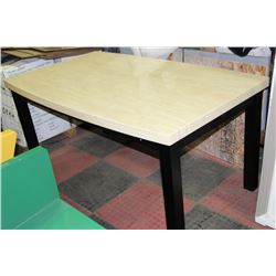 FAUX MARBLE TOP KITCHEN TABLE