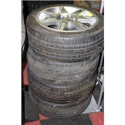 SET 4 TIRES & RIMS  FALKEN 235/45ZR18  94W TIRES