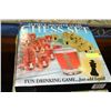 Image 1 : 33 PC SHOOTER GLASS CHESS SET