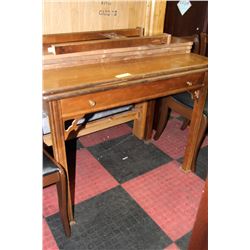 VINTAGE FOLD OUT KITCHEN TABLE W 3 LEAVES