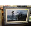 Image 1 : FRAMED EAGLE PICTURE BY IRVIN JEAN
