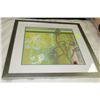 Image 1 : SHOWHOME SILVERTONED FRAME FLORAL PICTURE