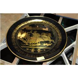 MADE IN GREECE 24 KT GOLD PLATED PLATE