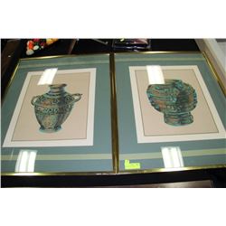 PAIR OF VASE PICTURES