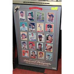 LEGENDS OF BASEBALL PHOTO ON FRAME
