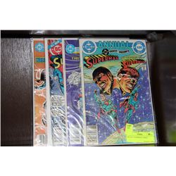 SET OF 4 SUPERMAN COMICS