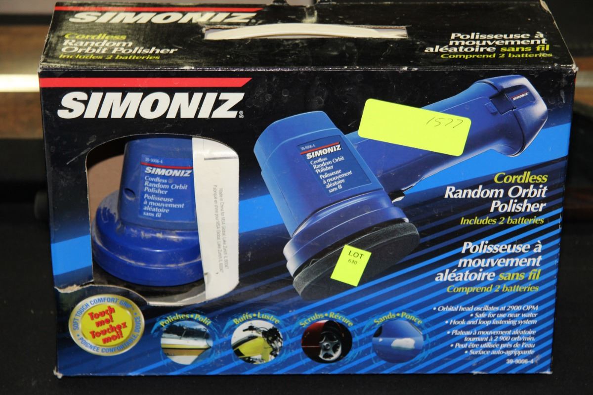 SIMONIZ CORDLESS RANDOM ORBIT POLISHER