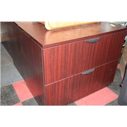 SET OF 3 2 DRAWER FILING CABINETS AND 2 DOOR