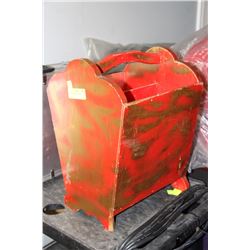 VINTAGE MAGAZINE RACK