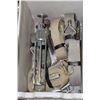 Image 1 : BIN OF STRAPS & CAULKING GUNS