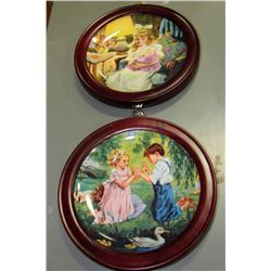 SET OF 2 COLLECTOR PLATES WITH COA