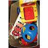 Image 1 : BOX OF FISHER PRICE TOYS