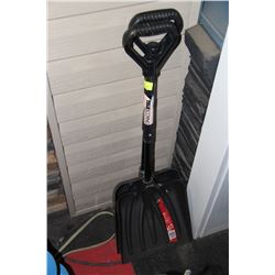 2 TELESCOPIC SNOW SHOVELS
