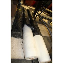 3 ROLLS OF HEAVY DUTY CONSTRUCTION PLASTIC