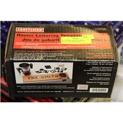 CRAFTSMAN MITRE LAMPING KIT,ROUTER MOUNTING