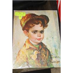 HUCK FINN PRINT BY MEDEIROS, #419