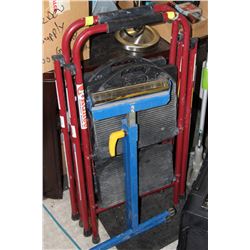 2 PAINTERS LADDERS SOLD WITH ROLLER STAND