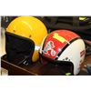 Image 1 : 2 VINTAGE MOTORCYCLE HELMETS
