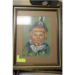 VINTAGE PRINT BY JEAN KUSHNUR