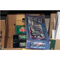 NIGHTMARE 1&2 GAMES, AND 60TH LTD EDITION MONOPOLY