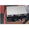 Image 1 : BOX OF 5 DIFF ROUTERS, VIDEO PLAYER, VHS/DVD PLAYR
