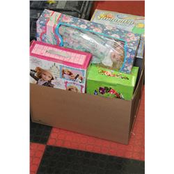 BOX OF COLLECTIBLE DOLLS
