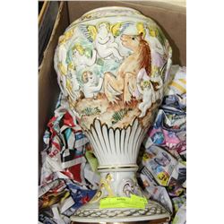 VINTAGE HAND PAINTED VASE